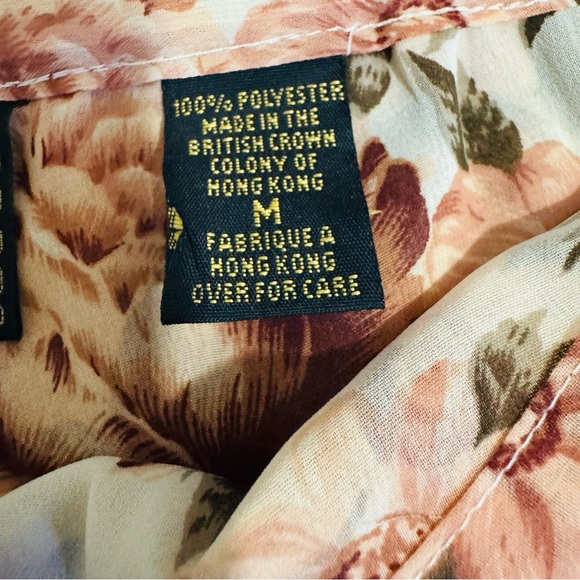 Compagnie Internationale Express Vintage Floral A-Line Y2K Ruffled Boho Skirt M - Picture 15 of 17